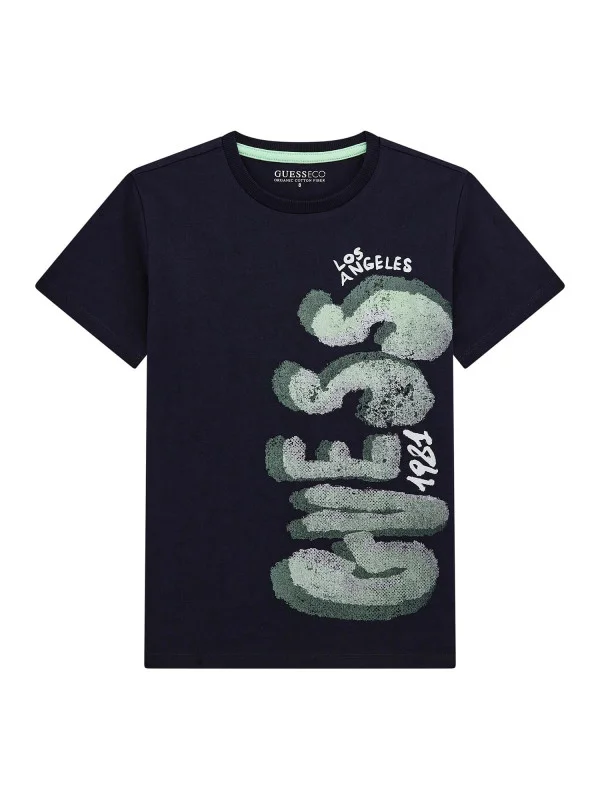Guess κοντομάνικο t-shirt αγόρι L5GI12K8HM4-G7V2 μπλε Guess κοντομάνικο t-shirt αγόρι L5GI12K8HM4-G7V2 μπλε