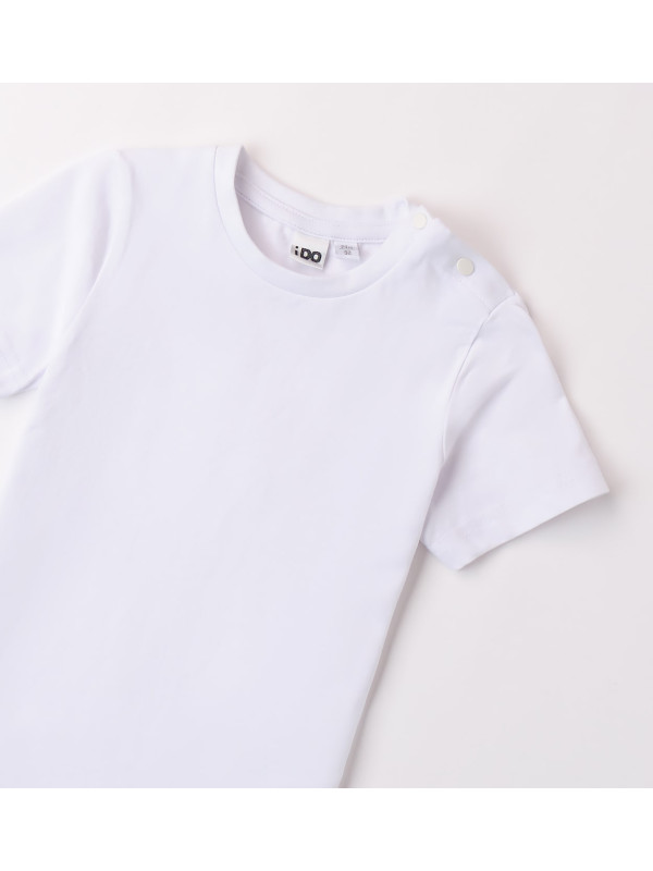 IDO κοντομάνικο T-shirt αγόρι 4Β258-0113 λευκό IDO κοντομάνικο T-shirt αγόρι 4Β258-0113 λευκό