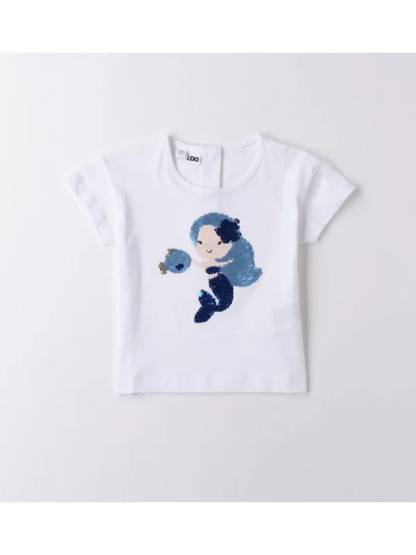 IDO κοντομάνικο T-shirt κορίτσι 4B513-0113 λευκό IDO κοντομάνικο T-shirt κορίτσι 4B513-0113 λευκό