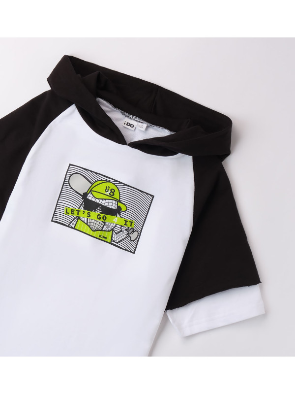 IDO κοντομάνικο t-shirt αγόρι 4B611-0113 λευκό IDO κοντομάνικο t-shirt αγόρι 4B611-0113 λευκό