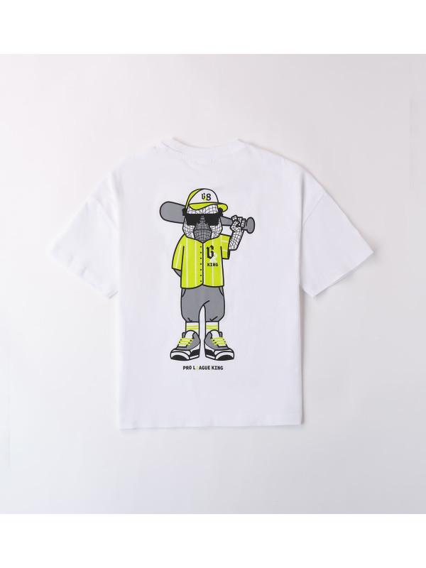 IDO κοντομάνικο T-shirt αγόρι 4Β612-0113 λευκό IDO κοντομάνικο T-shirt αγόρι 4Β612-0113 λευκό