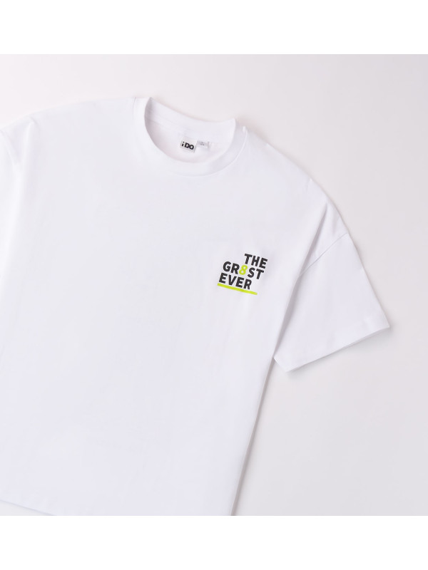 IDO κοντομάνικο T-shirt αγόρι 4Β612-0113 λευκό IDO κοντομάνικο T-shirt αγόρι 4Β612-0113 λευκό