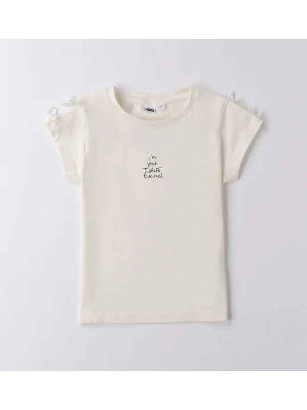 IDO κοντομάνικο t-shirt κορίτσι 4B728-0112 λευκό IDO κοντομάνικο t-shirt κορίτσι 4B728-0112 λευκό
