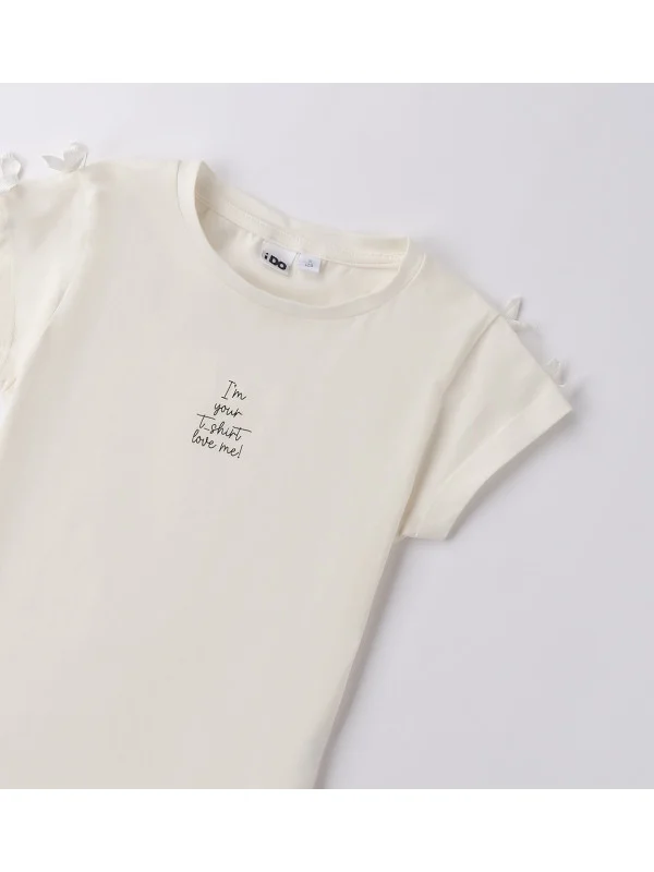 IDO κοντομάνικο t-shirt κορίτσι 4B728-0112 λευκό IDO κοντομάνικο t-shirt κορίτσι 4B728-0112 λευκό