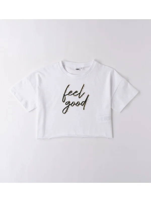 IDO κοντομάνικο T-shirt κορίτσι 4B845-0113 λευκό IDO κοντομάνικο T-shirt κορίτσι 4B845-0113 λευκό