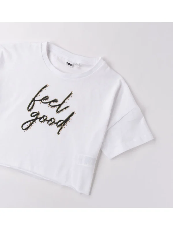 IDO κοντομάνικο T-shirt κορίτσι 4B845-0113 λευκό IDO κοντομάνικο T-shirt κορίτσι 4B845-0113 λευκό