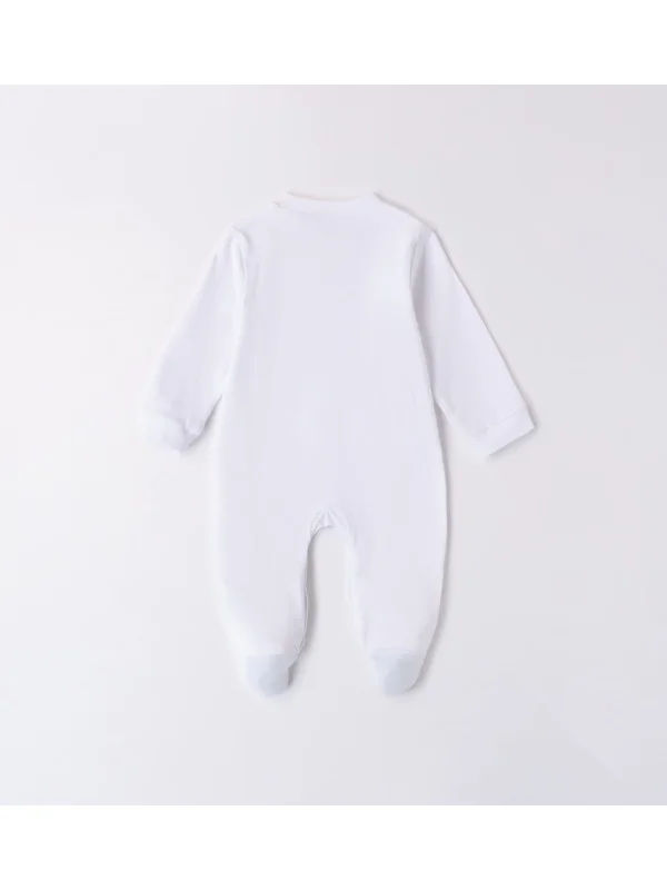 IDO βρεφικό φορμάκι unisex 4B145-0113 λευκό IDO βρεφικό φορμάκι unisex 4B145-0113 λευκό