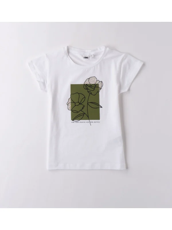 IDO κοντομάνικο T-shirt κορίτσι 4B844-0113 λευκό IDO κοντομάνικο T-shirt κορίτσι 4B844-0113 λευκό