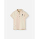 Losan βρεφικό κοντομάνικο polo αγόρι LBBAP0301_25002-White εκρού