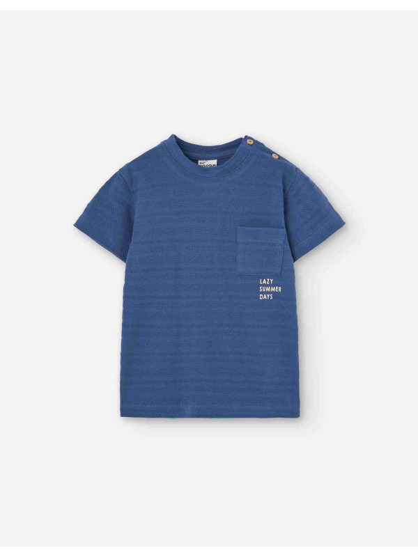 Losan κοντομάνικο t-shirt αγόρι LBBAP0303_25006-Blue Μπλε