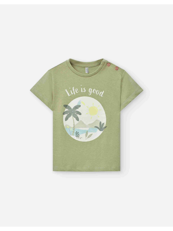 Losan κοντομάνικο T-shirt αγόρι LBBAP0303_25021-Light Green λαδί