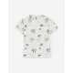 Losan κοντομάνικο T-shirt αγόρι LBBAP0303_25023-Ecru λευκό