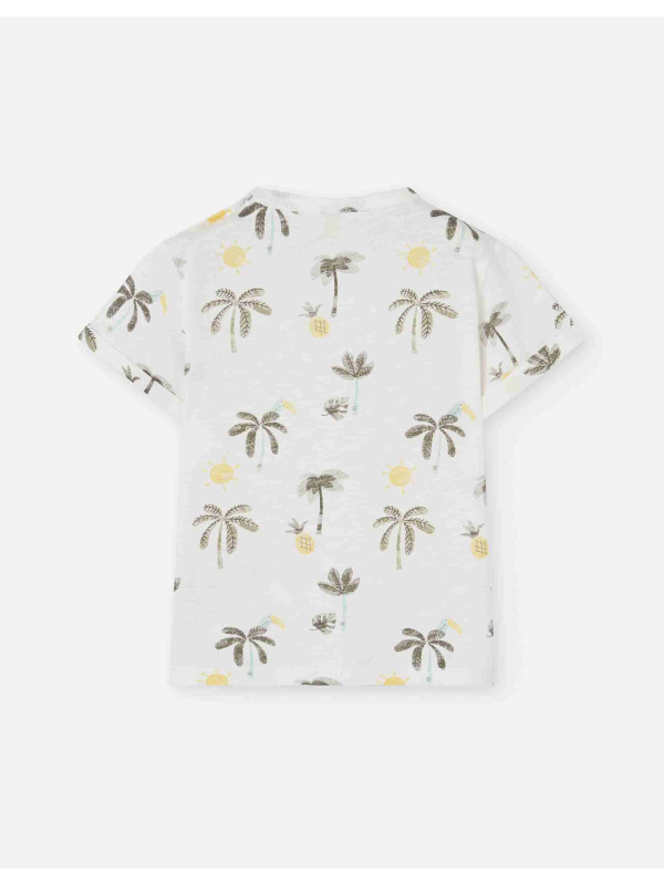 Losan κοντομάνικο T-shirt αγόρι LBBAP0303_25023-Ecru λευκό