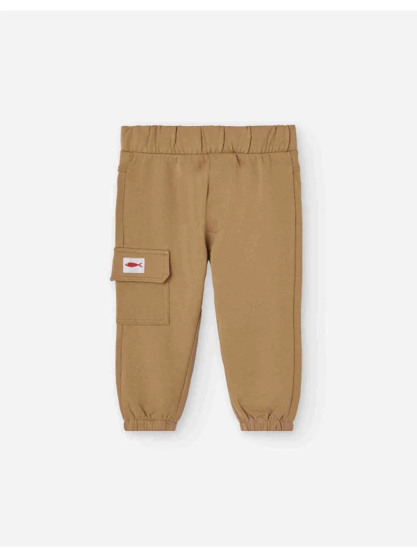 Losan φούτερ παντελόνι αγόρι LBBAP0401_25002-Dark beige μπεζ