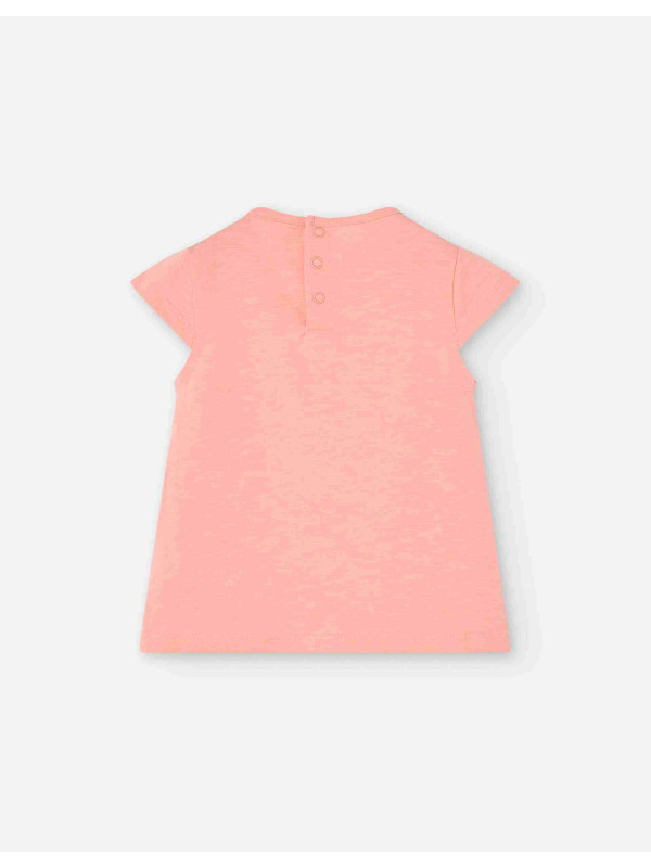 Losan βρεφικό κοντομάνικο T-shirt κορίτσι LBGAP0303_25009-Pastel Salmon σομόν