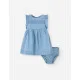 Losan τζιν φόρεμα LBGAP0501_25005-Blue Μπλε