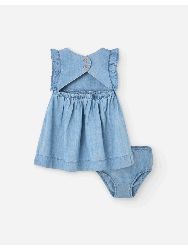 Losan τζιν φόρεμα LBGAP0501_25005-Blue Μπλε