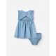 Losan τζιν φόρεμα LBGAP0501_25005-Blue Μπλε