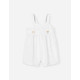 Losan βρεφική ολόσωμη φόρμα κορίτσι LBGAP0502_25002-White λευκό