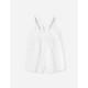 Losan βρεφική ολόσωμη φόρμα κορίτσι LBGAP0502_25002-White λευκό