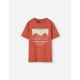 Losan κοντομάνικο t-shirt αγόρι LJBAP0103_25006-Brown καφέ