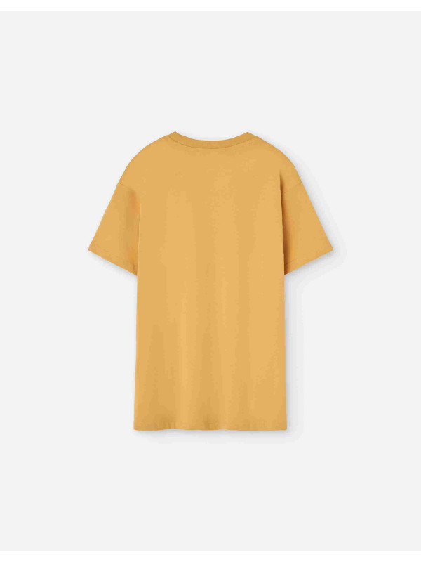 Losan κοντομάνικο t-shirt αγόρι LJBAP0103_25009-Light Mustard μουσταρδί