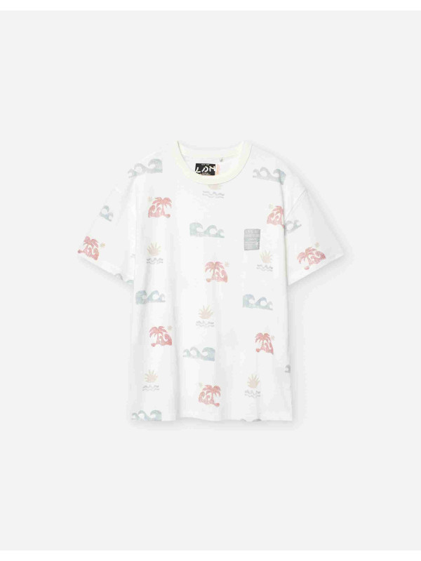 Losan κοντομάνικο t-shirt αγόρι LJBAP0103_25022-Ecru εκρού