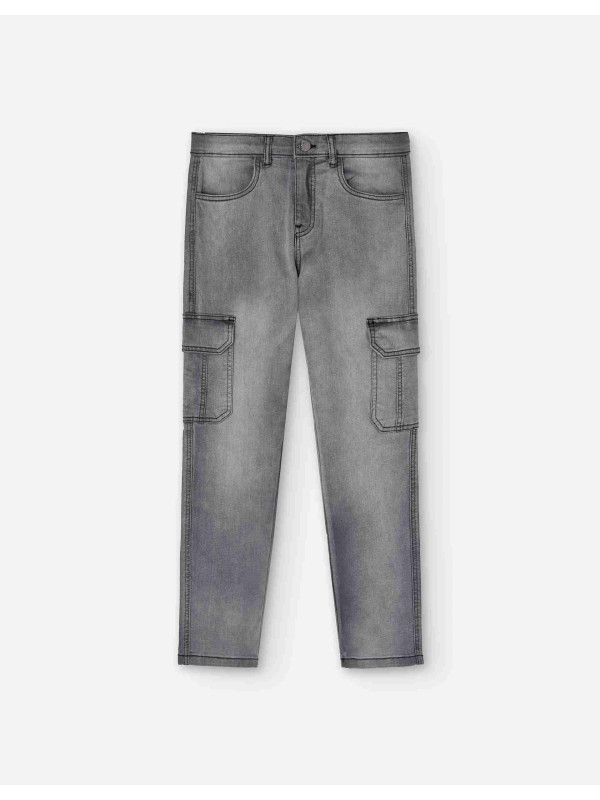 Losan τζιν παντελόνι αγόρι LJBAP0601_25003-Black Denim μαύρο