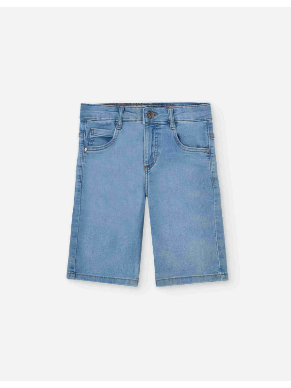 Losan τζιν βερμούδα αγόρι LJBAP0602_25010-Light Denim μπλε