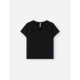 Losan κοντομάνικο crop top κορίτσι LJGAP0103_25004-Black μαύρο