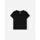 Losan κοντομάνικο crop top κορίτσι LJGAP0103_25004-Black μαύρο