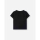 Losan κοντομάνικο crop top κορίτσι LJGAP0103_25004-Black μαύρο