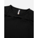 Losan κοντομάνικο crop top κορίτσι LJGAP0103_25004-Black μαύρο