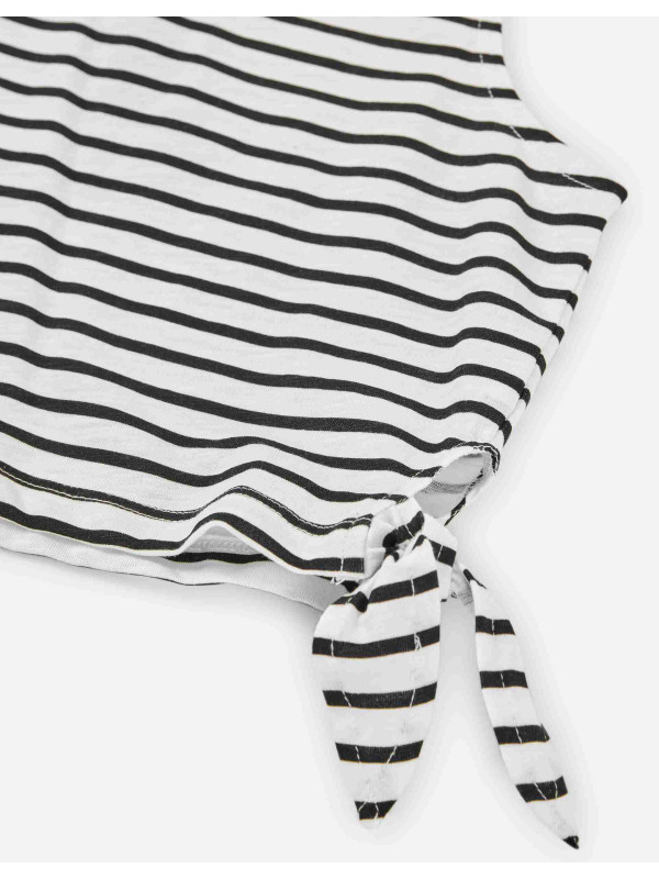 Losan αμάνικο crop top κορίτσι LJGAP0103_25025-White λευκό