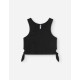 Losan αμάνικο crop top κορίτσι LJGAP0103_25025-Black μαύρο