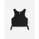 Losan αμάνικο crop top κορίτσι LJGAP0103_25025-Black μαύρο