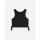 Losan αμάνικο crop top κορίτσι LJGAP0103_25025-Black μαύρο