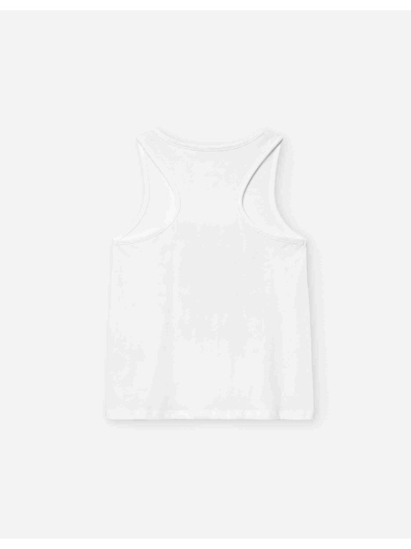 Losan αμάνικη μπλούζα κορίτσι LJGAP0103_25029-White λευκό