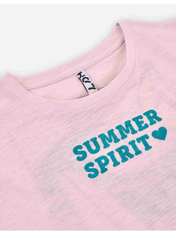 Losan κοντομάνικο t-shirt κορίτσι LJGAP0103_25034-Pink ροζ