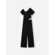 Losan rib ολόσωμη παντελόνα κορίτσι LJGAP0502_25001-Black μαύρο