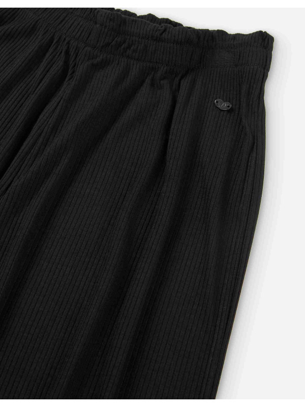 Losan rib παντελόνα κορίτσι LJGAP0601_25003-Black μαύρο