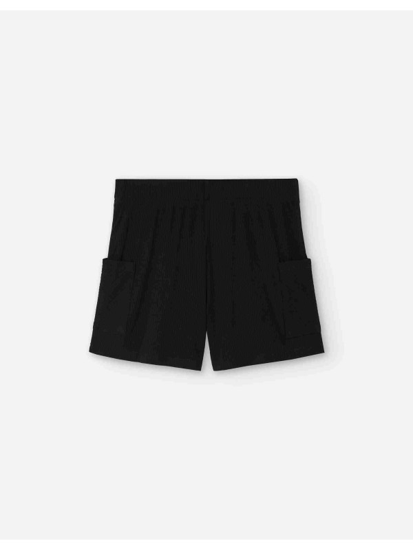 Losan rib σορτς κορίτσι LJGAP0602_25002-Black μαύρο