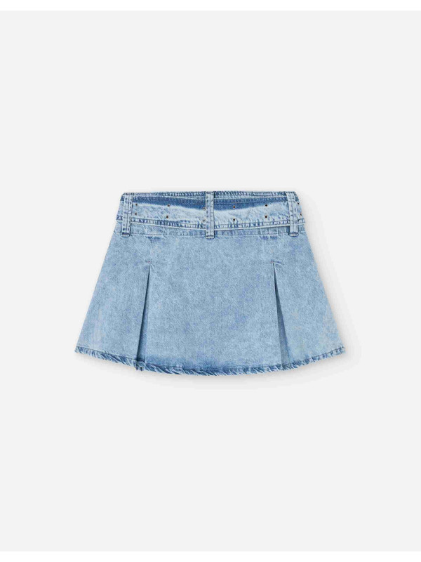 Losan τζιν φούστα κορίτσι LJGAP0603_25001-Denim μπλε
