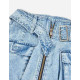 Losan τζιν φούστα κορίτσι LJGAP0603_25001-Denim μπλε