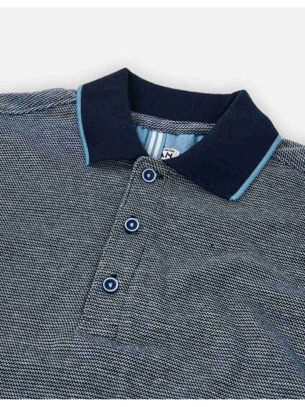 Losan κοντομάνικο polo αγόρι LKBAP0301_25001-Light Navy μπλε