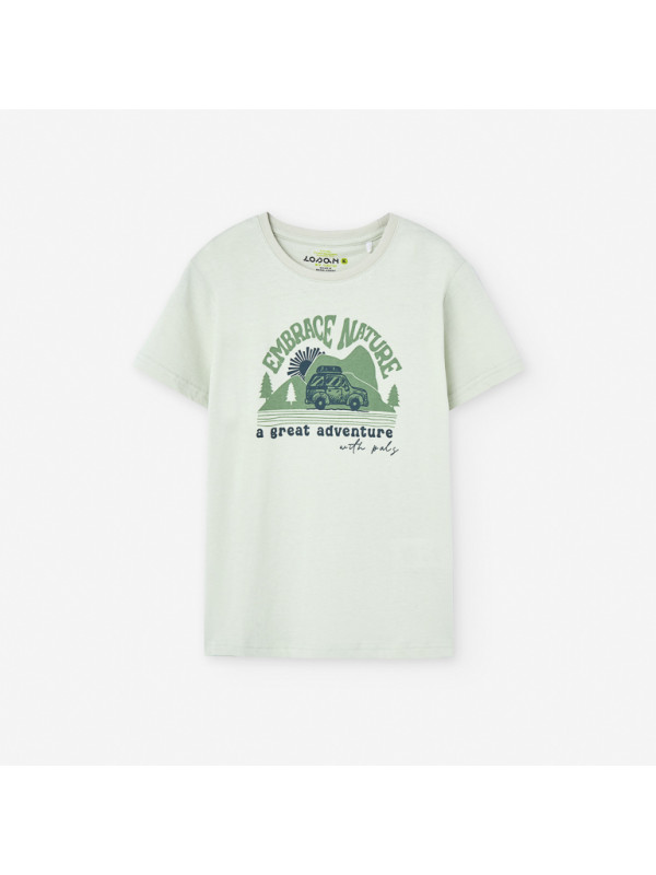 Losan κοντομάνικο T-shirt αγόρι LKBAP0303_25010-Water Green πράσινο