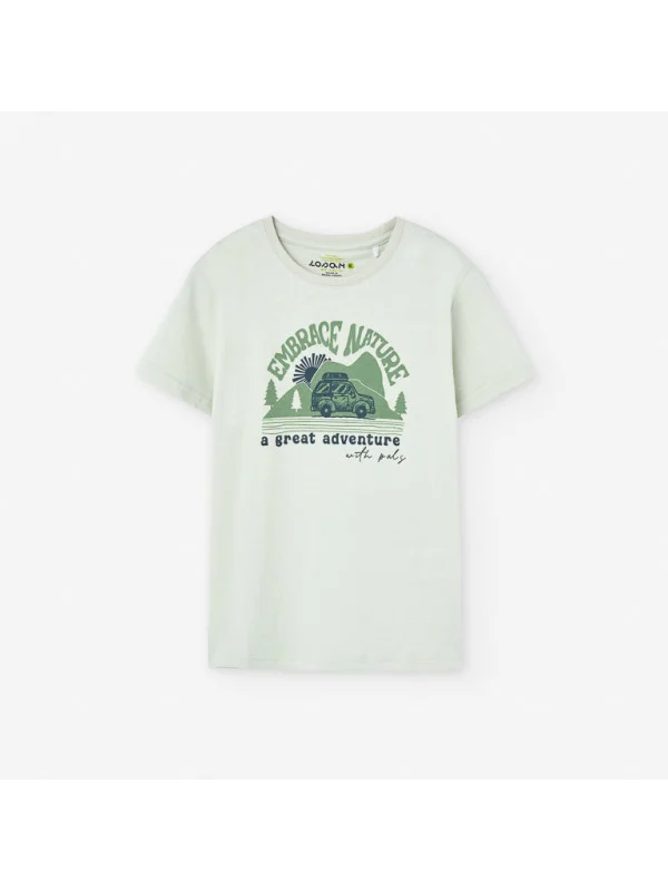 Losan κοντομάνικο T-shirt αγόρι LKBAP0303_25010-Water Green πράσινο