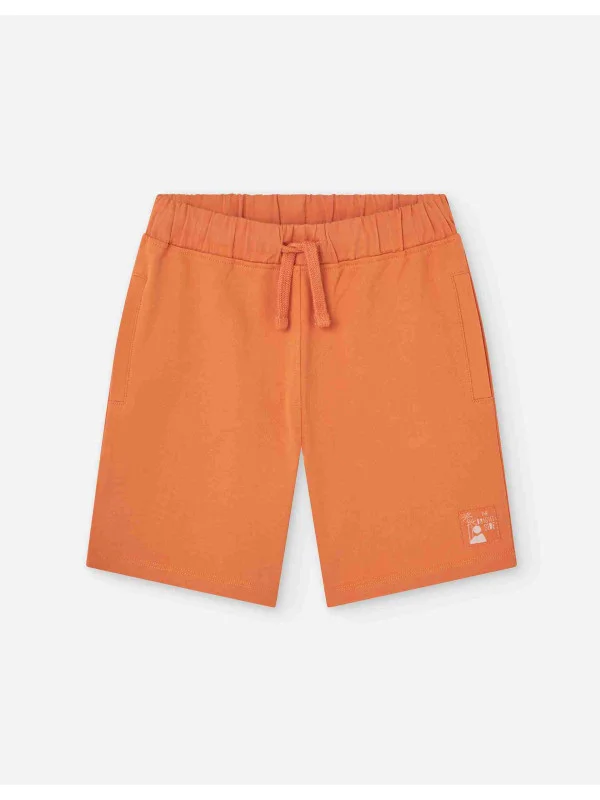 Losan σορτς αγόρι LKBAP0402_25003-Dark Orange πορτοκαλί
