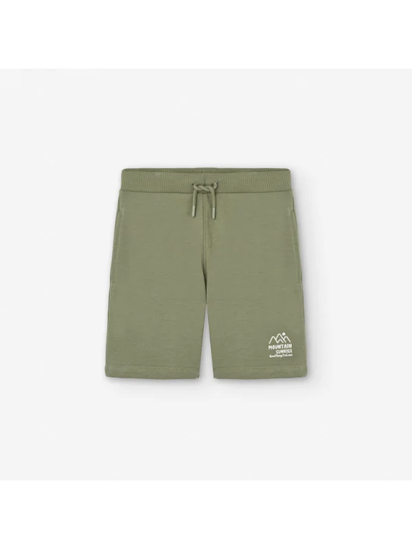 Losan φούτερ σορτς αγόρι LKBAP0402_25004-Dark Green λαδί