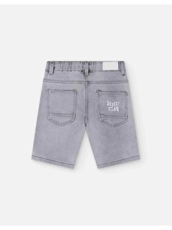 Losan τζιν σορτς αγόρι LKBAP0402_25021-Grey Γκρι